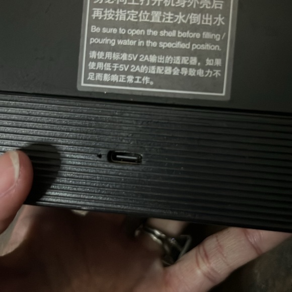 Campfire Black Diffuser With Flame-Like Effect - Picture 5 of 12